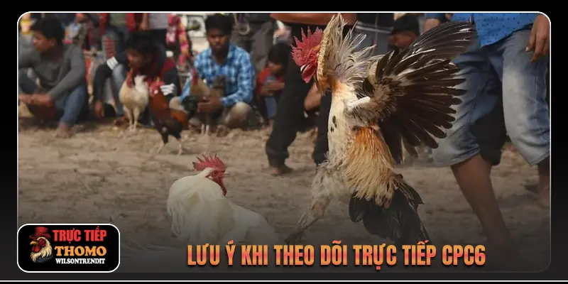 Lưu ý khi theo dõi trực tiếp CPC6